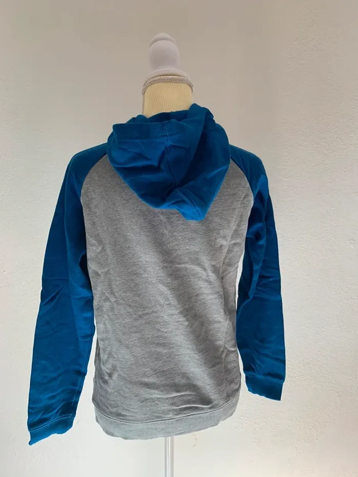 Sweat à capuche DC Shoes gris et bleu - Taille L - photo numéro 3