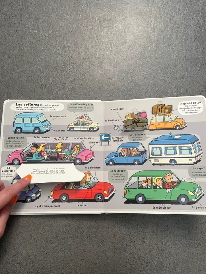 Livre cartonné Les transports cache-cache docs - photo numéro 3