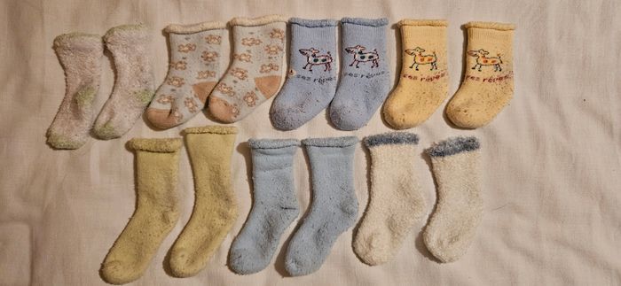 7 paires de chaussons pour bébé de 0 mois (naissance) à 9 mois - photo numéro 4