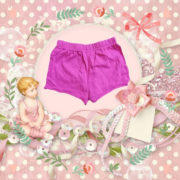 💜 Short "Flashy Fun" bébé fille taille 3 mois - photo numéro 2