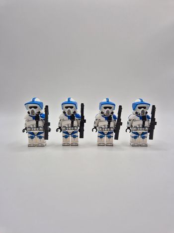 Figurines type lego 4 Clones ARF Troopers de la 501ème star wars