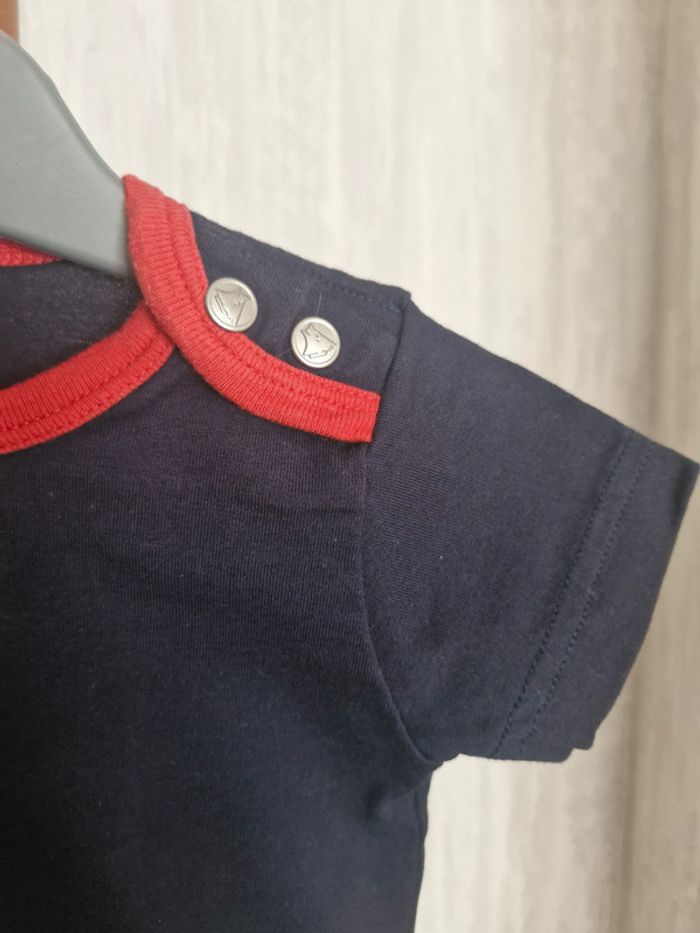 T-shirt manches courtes bébé 6 mois Petit Bateau Coton - photo numéro 3
