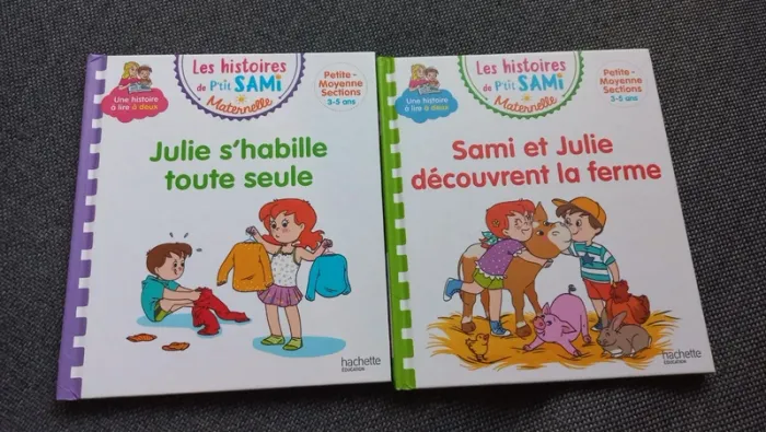 Lot de 2 livres. Les histoires de p'tit Sami