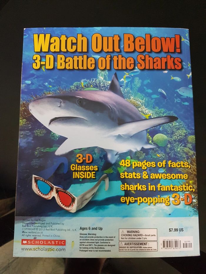 Livre en anglais en 3d "Watch out Below" - photo numéro 2