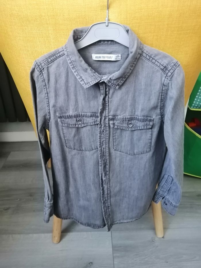 Lot de 3 chemises en jean - photo numéro 4