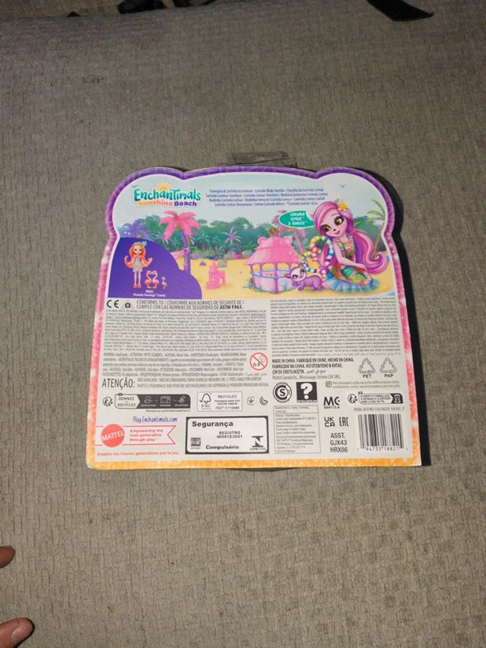 Coffret enchantimals sunshine beach famille lemurien - photo numéro 5