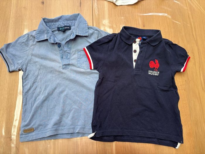Lot polo chemises et t-shirt manches courtes