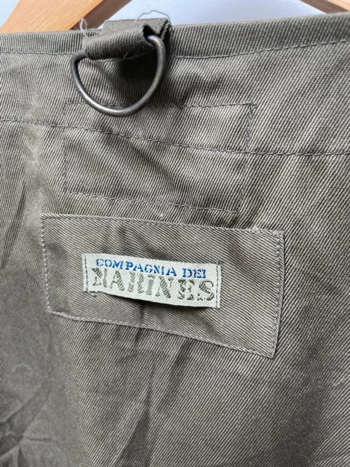 Military Marines Army Workwear Utility Vest Khaki Green Mens L - photo numéro 13