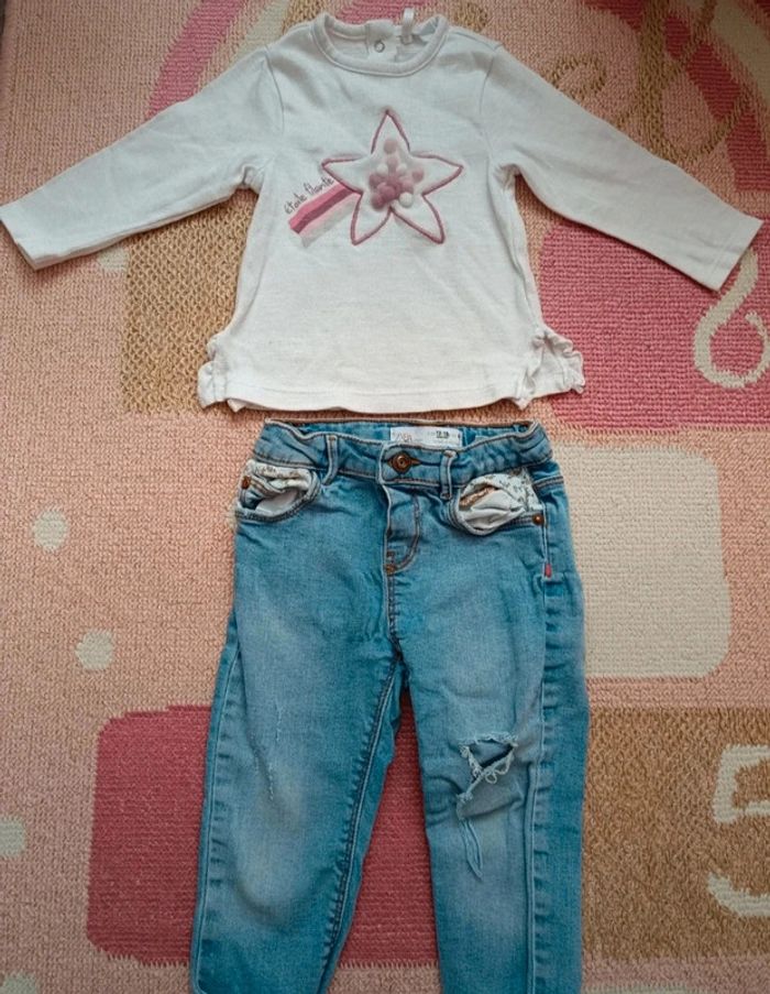 Lot de vêtements bébé fille taille 12 mois - photo numéro 3