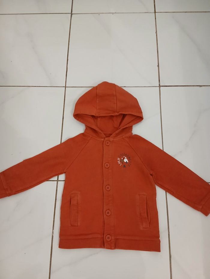 Gilet garcon en coton taille 24 mois marque lulu castagnette