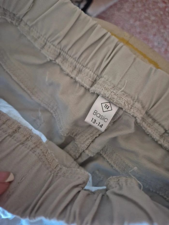 Pantalon uni façon jean - photo numéro 2