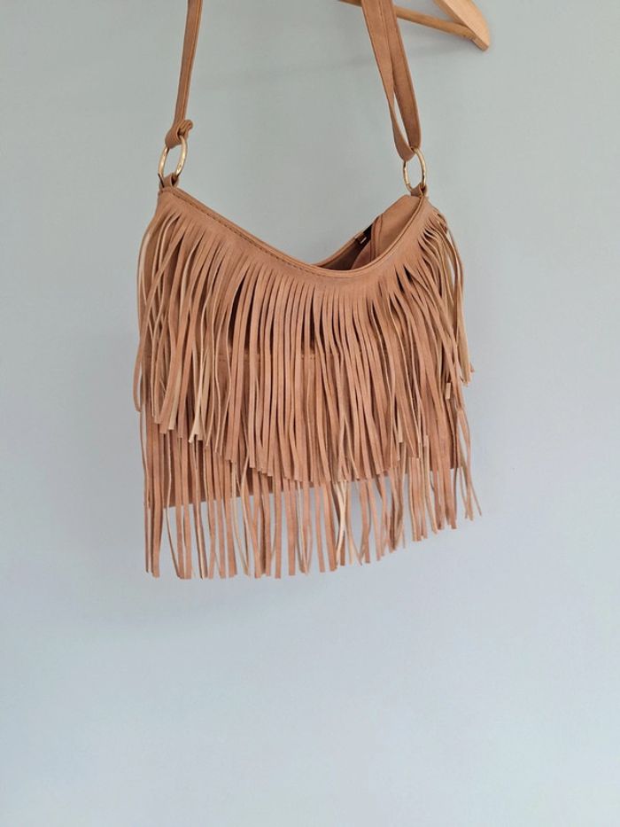 Sac franges camel style vintage - photo numéro 4