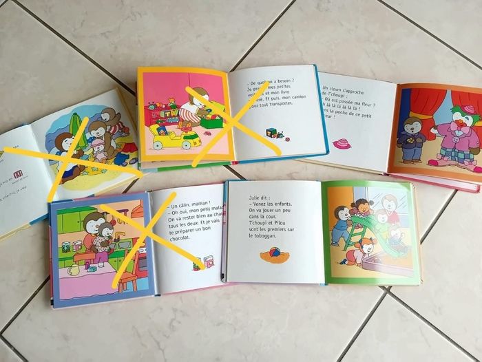 lot de 2 livres t'choupi - photo numéro 2