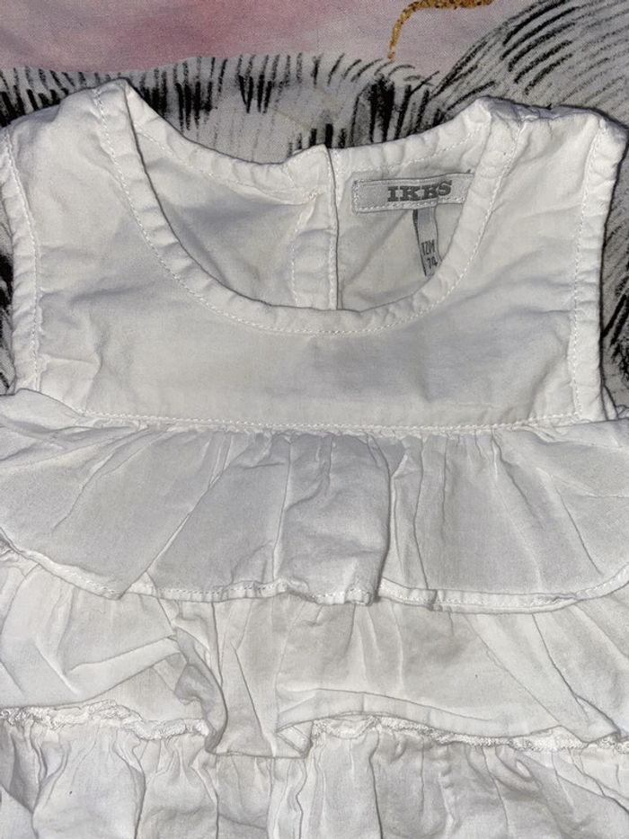 Robe à volants, taille 12 mois, marque Ikks. - photo numéro 3