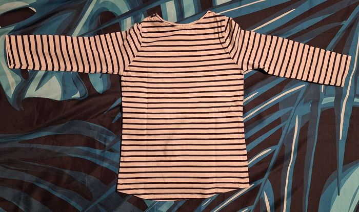Tee-shirt manches longues Cœur Okaïdi 4 ans - photo numéro 5