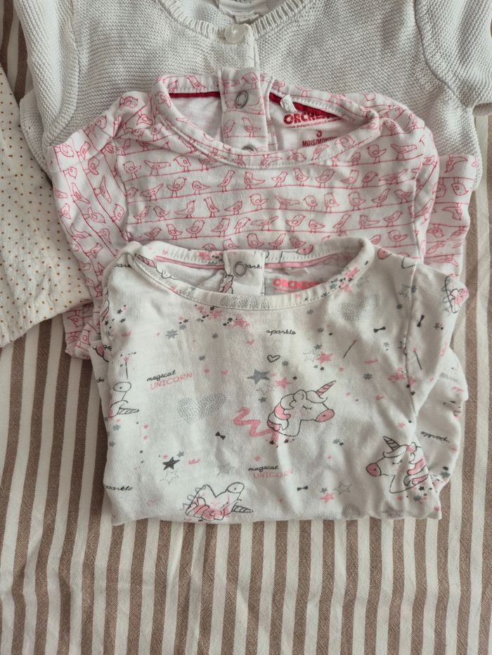Lot bébé fille 3 mois - photo numéro 2