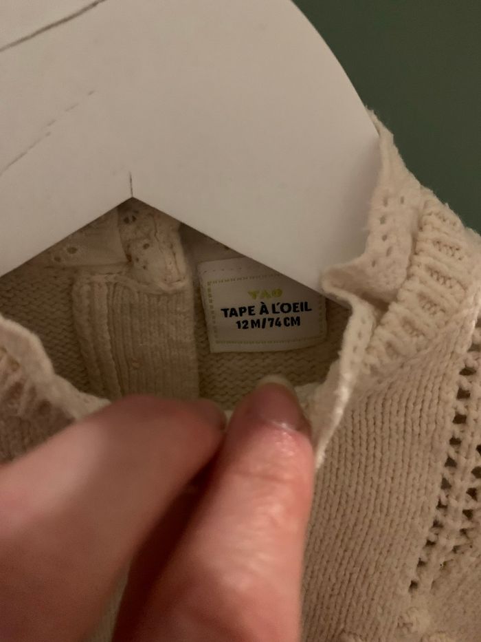 Pull rose bébé TAO - photo numéro 5