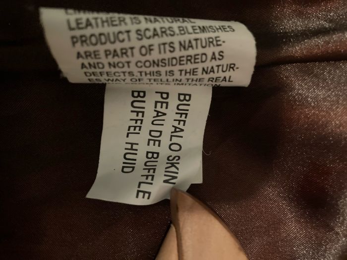 Blouson cuir gris foncé jamais mis - photo numéro 7