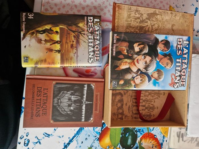 Lot de manga l'attaque des titans - photo numéro 10