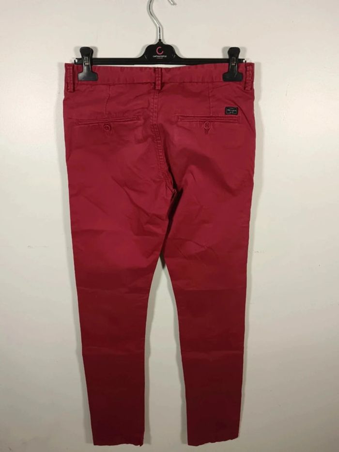 C6 pantalon rouge Teddy Smith 28 - photo numéro 2