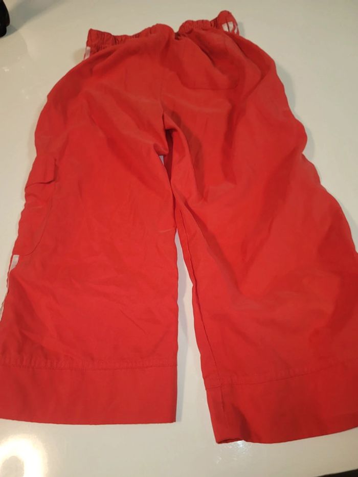 Pantacourt sport rouge Adidas 12 ans tbe - photo numéro 4