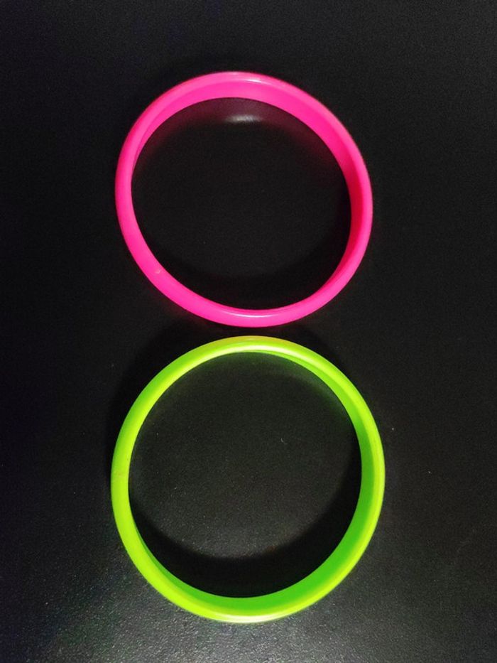 Duo bracelet vert rose - photo numéro 3