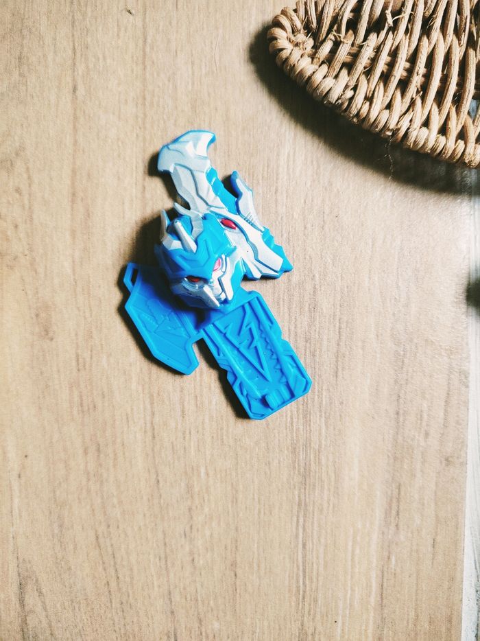 🙅Power rangers dino fury clé/keys du ranger bleu marque hasbro - photo numéro 3