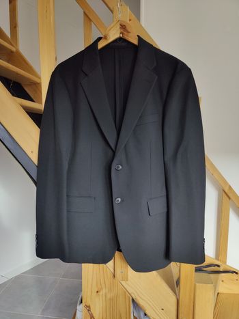 Veste de costume costard noir Uniqlo slim
