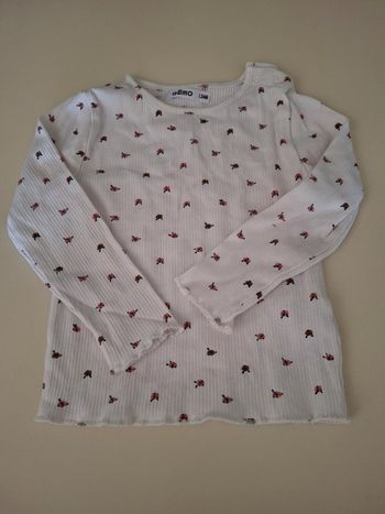 T-shirt manches longues bébé fille