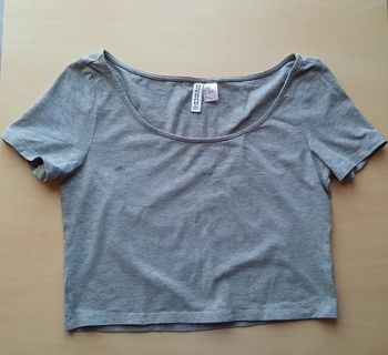 T.shirt court gris S