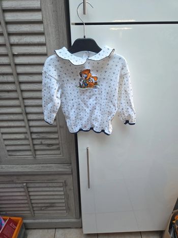 Petit pull manche longue a col Boule &Bill 18 mois