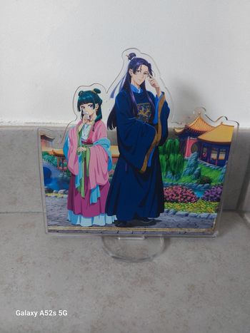 Stand/ figurine acrylique Mao mao et Jinshi des carnets de l'apothicaire
