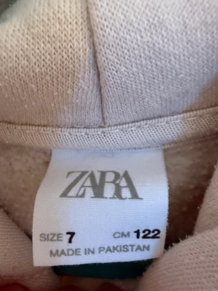 Sweat Zara beige 7 ans - photo numéro 3