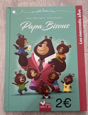 Livre « Papa bisous » - bon état 
