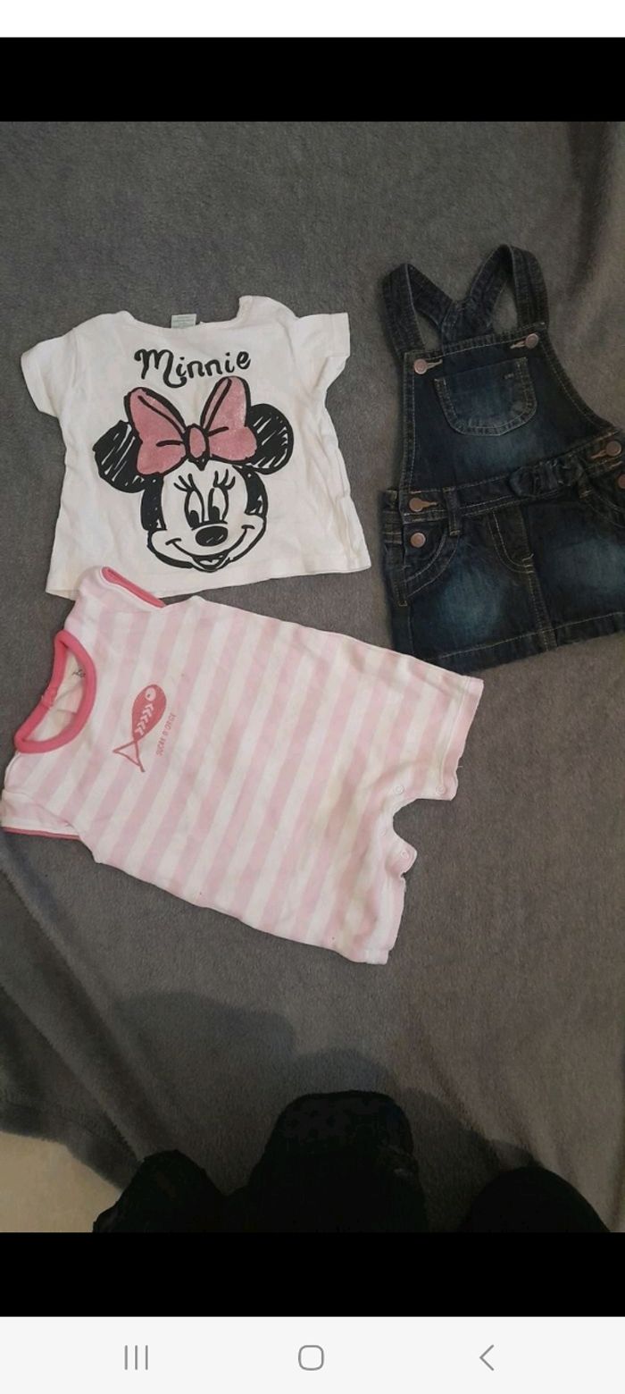 Lot 3 vêtements combishort 3 mois