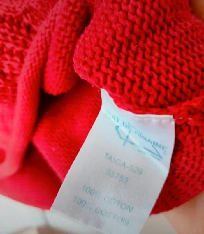 Pull rouge Mat de Misaine taille M - photo numéro 3