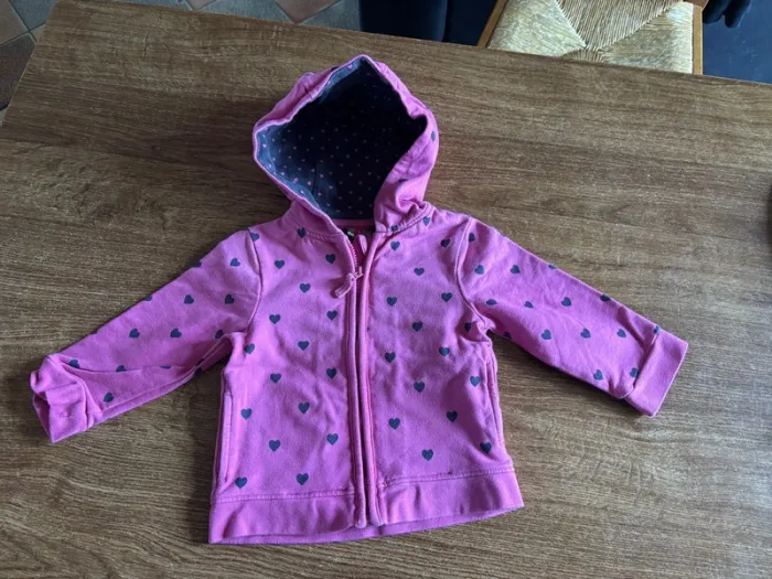 Veste cœur fille - photo numéro 2