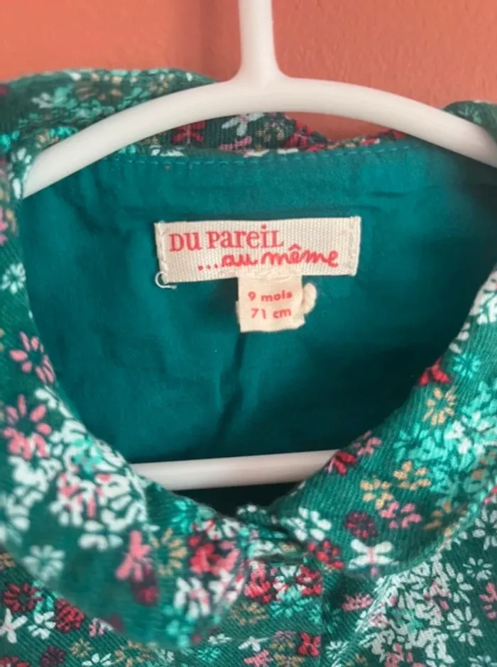 Robe bébé Du Pareil au Même – 9 mois / 71 cm – fille – été – mi-saison - photo numéro 4