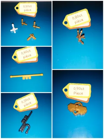 Thème* pièces détachées / poignée - décoration château -tringle rideau - support lumière