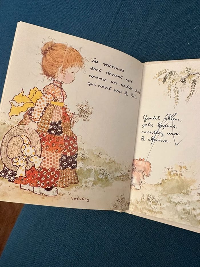 Livre album ancien vintage Les vacances Hemma Sarah Kay rêves d’enfant collection - photo numéro 6
