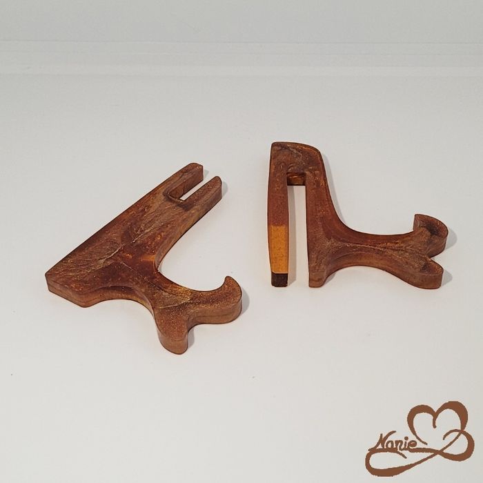 Chevalet support de téléphone marron clair - photo numéro 3