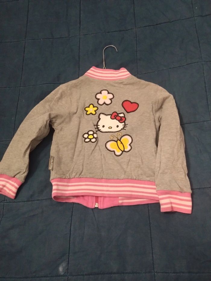Blouson Hello Kitty réversible t 4 5 ans - photo numéro 2