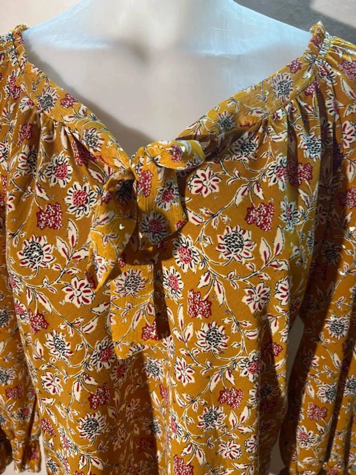 Haut Moutarde - Taille 3 - Parfait État. - photo numéro 4