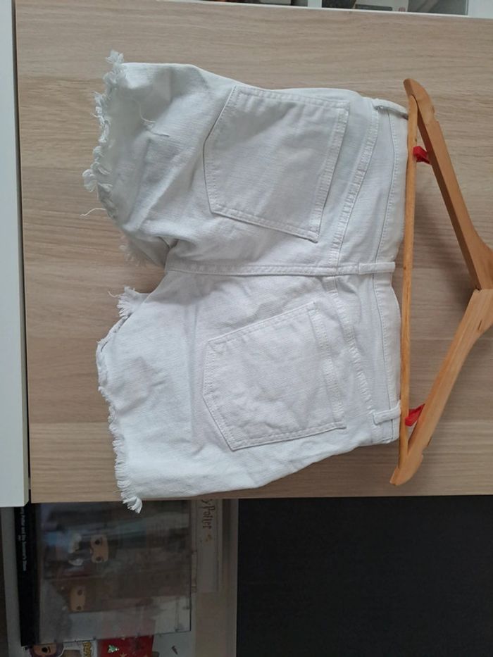Short coton blanc - photo numéro 3