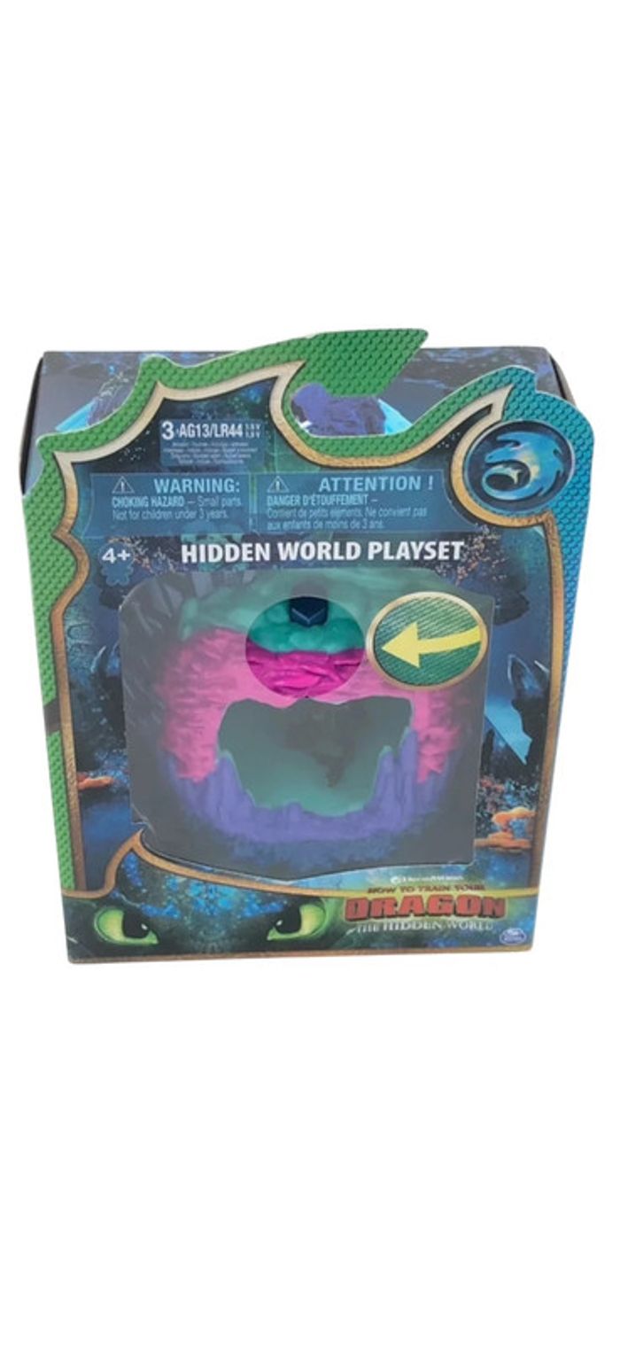 Pack tanière Dragon Hidden World play set spin master neuf