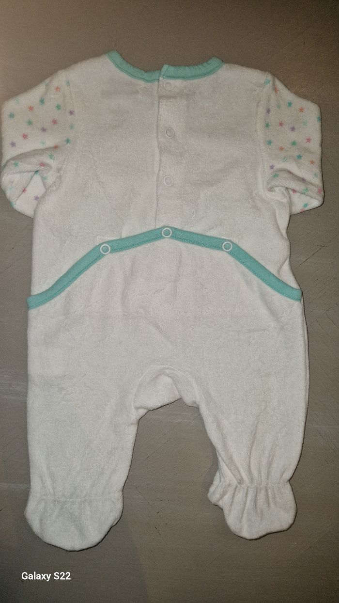 Pyjama licorne ORCHESTRA 1M/54CM - photo numéro 2