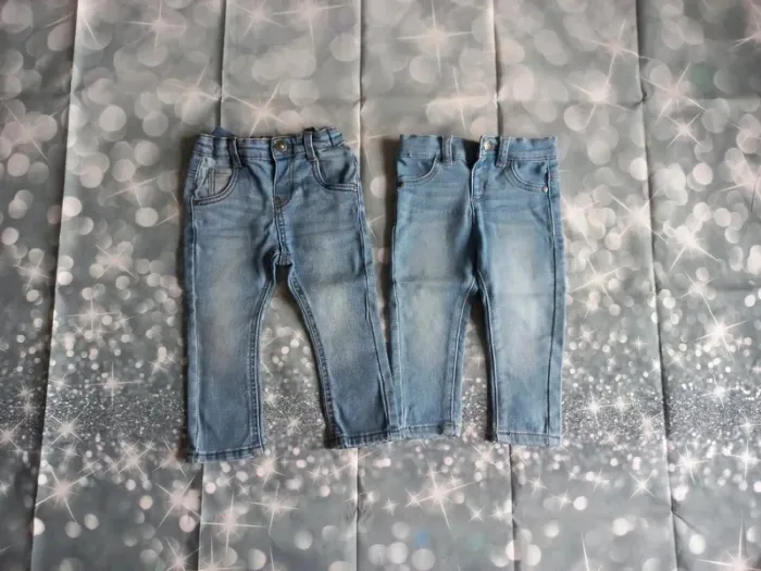 Lot 2 jeans bleu
