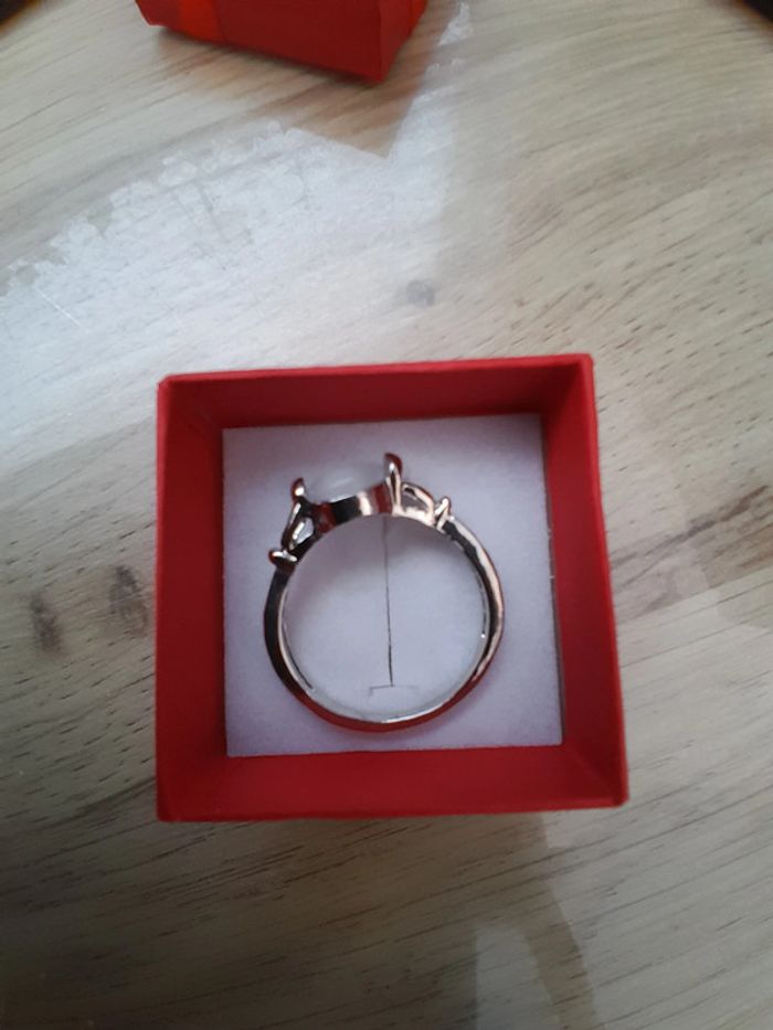 Bague avec Pierre de Lune portée par Bella dans Twilight - Taille 60 - US 10 - photo numéro 3