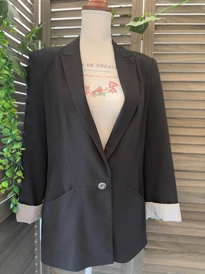 blazer Zara Basic noir taille XL