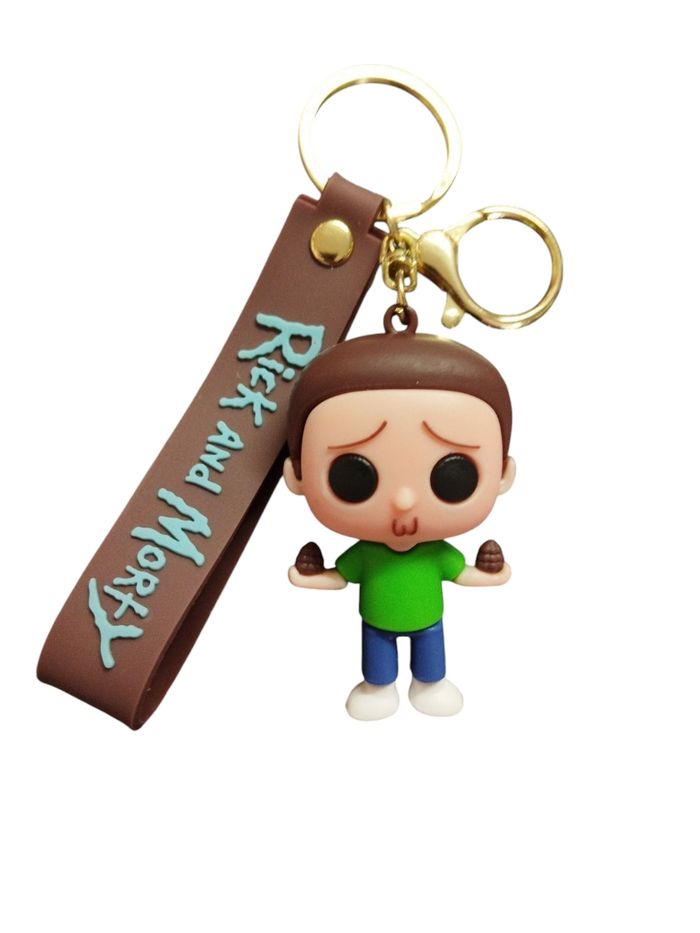 Porte-clés Rick et Morty avec pochette cadeau - photo numéro 2